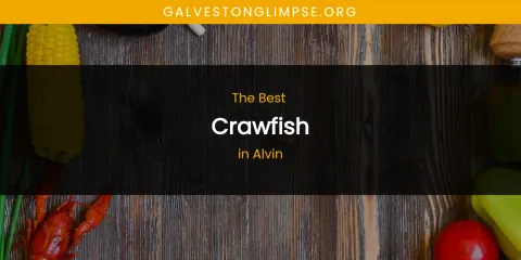 The Absolute Best Crawfish in Alvin