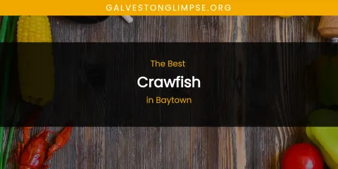 The Absolute Best Crawfish in Baytown