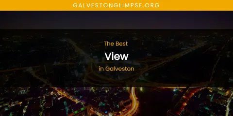 The Absolute Best View in Galveston